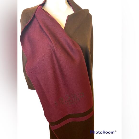 NWT GUCCI Oversided Lana Wool Wrap Stole Shawl Scarf READ - Picture 1 of 14